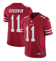 Youth Nike San Francisco 49ers #11 Marquise Goodwin Red Team Color Vapor Untouchable Limited Player NFL Jersey