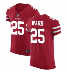 Men's Nike San Francisco 49ers #25 Jimmie Ward Red Team Color Vapor Untouchable Elite Player NFL Jersey