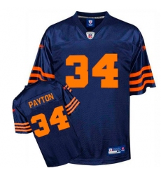 Reebok Chicago Bears #34 Walter Payton Blue 1940s Authentic Throwback NFL Jersey