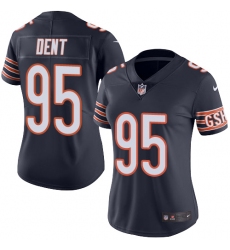 Women's Nike Chicago Bears #95 Richard Dent Elite Navy Blue Team Color NFL Jersey