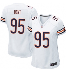 Women's Nike Chicago Bears #95 Richard Dent Game White NFL Jersey