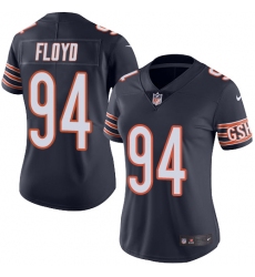 Women's Nike Chicago Bears #94 Leonard Floyd Elite Navy Blue Team Color NFL Jersey