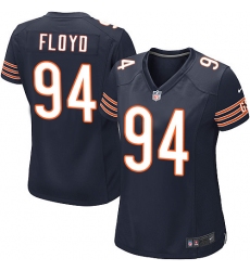 Women's Nike Chicago Bears #94 Leonard Floyd Game Navy Blue Team Color NFL Jersey