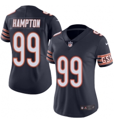 Women's Nike Chicago Bears #99 Dan Hampton Elite Navy Blue Team Color NFL Jersey