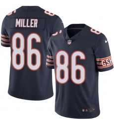 Youth Nike Chicago Bears #86 Zach Miller Elite Navy Blue Team Color NFL Jersey