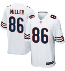 Youth Nike Chicago Bears #86 Zach Miller Game White NFL Jersey