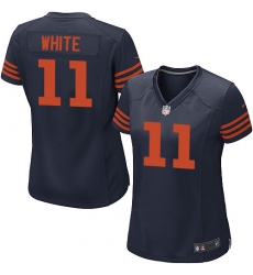 Women's Nike Chicago Bears #11 Kevin White Game Navy Blue Alternate NFL Jersey