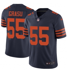 Youth Nike Chicago Bears #55 Hroniss Grasu Elite Navy Blue Alternate NFL Jersey