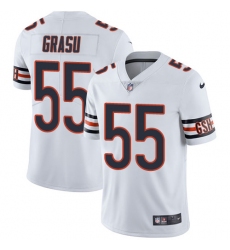 Youth Nike Chicago Bears #55 Hroniss Grasu Elite White NFL Jersey