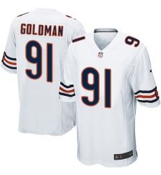 Youth Nike Chicago Bears #91 Eddie Goldman Game White NFL Jersey