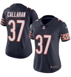 Women's Nike Chicago Bears #37 Bryce Callahan Elite Navy Blue Team Color NFL Jersey