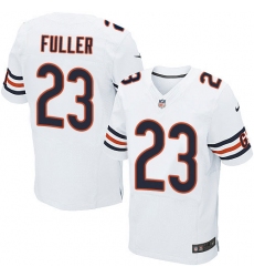 Men's Nike Chicago Bears #23 Kyle Fuller Elite White NFL Jersey