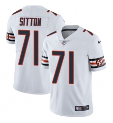Youth Nike Chicago Bears #71 Josh Sitton Elite White NFL Jersey