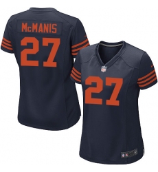 Women's Nike Chicago Bears #27 Sherrick McManis Game Navy Blue Alternate NFL Jersey