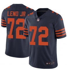 Youth Nike Chicago Bears #72 Charles Leno Elite Navy Blue Alternate NFL Jersey