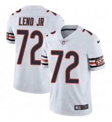 Youth Nike Chicago Bears #72 Charles Leno Elite White NFL Jersey