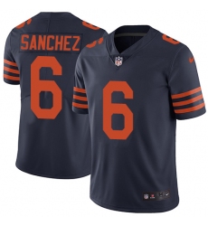 Youth Nike Chicago Bears #6 Mark Sanchez Elite Navy Blue Alternate NFL Jersey