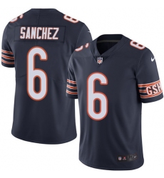 Youth Nike Chicago Bears #6 Mark Sanchez Elite Navy Blue Team Color NFL Jersey