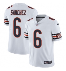 Youth Nike Chicago Bears #6 Mark Sanchez Elite White NFL Jersey