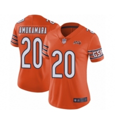 Women's Chicago Bears #20 Prince Amukamara Orange Alternate 100th Season Limited Football Jersey