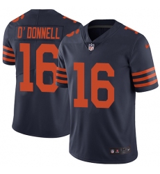 Youth Nike Chicago Bears #16 Pat O'Donnell Elite Navy Blue Alternate NFL Jersey