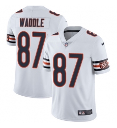 Youth Nike Chicago Bears #87 Tom Waddle Elite White NFL Jersey