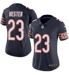 Women's Nike Chicago Bears #23 Devin Hester Navy Blue Team Color Vapor Untouchable Limited Player NFL Jersey