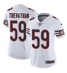 Women's Nike Chicago Bears #59 Danny Trevathan Elite White NFL Jersey