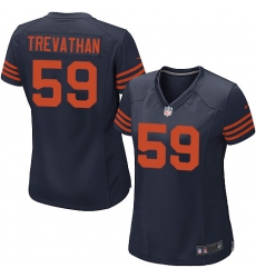 Women's Nike Chicago Bears #59 Danny Trevathan Game Navy Blue Alternate NFL Jersey