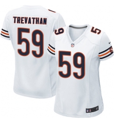 Women's Nike Chicago Bears #59 Danny Trevathan Game White NFL Jersey