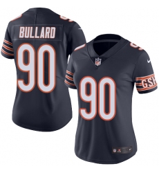 Women's Nike Chicago Bears #90 Jonathan Bullard Elite Navy Blue Team Color NFL Jersey