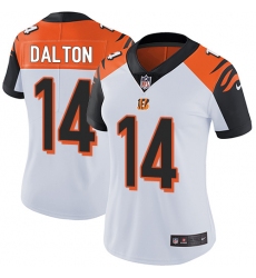 Women's Nike Cincinnati Bengals #14 Andy Dalton Elite White NFL Jersey