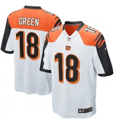 Youth Nike Cincinnati Bengals #18 A.J. Green Game White NFL Jersey