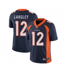 Youth Denver Broncos #12 Brendan Langley Navy Blue Alternate Vapor Untouchable Limited Player Football Jersey