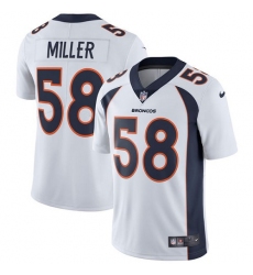 Youth Nike Denver Broncos #58 Von Miller Elite White NFL Jersey