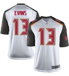 Men's Nike Tampa Bay Buccaneers #13 Mike Evans Game White NFL Jersey