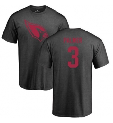 NFL Nike Arizona Cardinals #3 Carson Palmer Ash One Color T-Shirt
