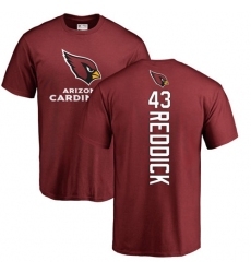 NFL Nike Arizona Cardinals #43 Haason Reddick Maroon Backer T-Shirt