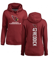NFL Women's Nike Arizona Cardinals #43 Haason Reddick Maroon Backer Pullover Hoodie