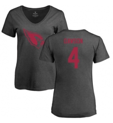 NFL Women's Nike Arizona Cardinals #4 Phil Dawson Ash One Color T-Shirt