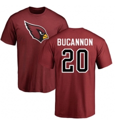 NFL Nike Arizona Cardinals #20 Deone Bucannon Maroon Name & Number Logo Personalized T-Shirt