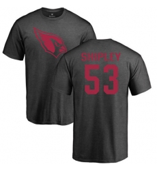 NFL Nike Arizona Cardinals #53 A.Q. Shipley Ash One Color T-Shirt