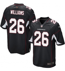 Men's Nike Arizona Cardinals #26 Brandon Williams Game Black Alternate NFL Jersey