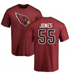 NFL Nike Arizona Cardinals #55 Chandler Jones Maroon Name & Number Logo Personalized T-Shirt