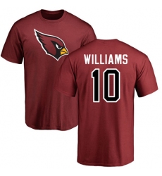 NFL Nike Arizona Cardinals #10 Chad Williams Maroon Name & Number Logo Personalized T-Shirt
