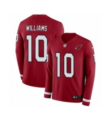 Youth Nike Arizona Cardinals #10 Chad Williams Limited Red Therma Long Sleeve NFL Jersey