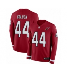 Men's Nike Arizona Cardinals #44 Markus Golden Limited Red Therma Long Sleeve NFL Jersey