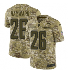 Men's Nike Los Angeles Chargers #26 Casey Hayward Limited Camo 2018 Salute to Service NFL Jersey