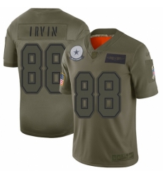 Youth Dallas Cowboys #88 Michael Irvin Limited Camo 2019 Salute to Service Football Jersey
