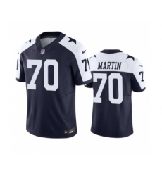 Men's Nike Dallas Cowboys #70 Zack Martin Navy 2023 F.U.S.E. Vapor Limited Stitched Football Jersey